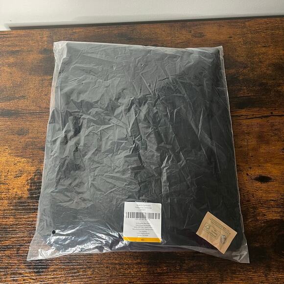 Sol Angeles Long Gauzy Maxi Dress Black M/L Swim Cover Tieback $128 NWT Flowy - Picture 10 of 13